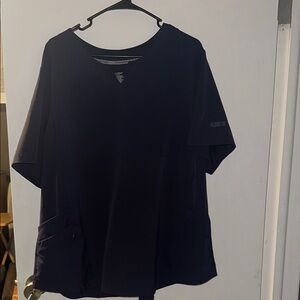 ClimateRight Navy Scrub Top